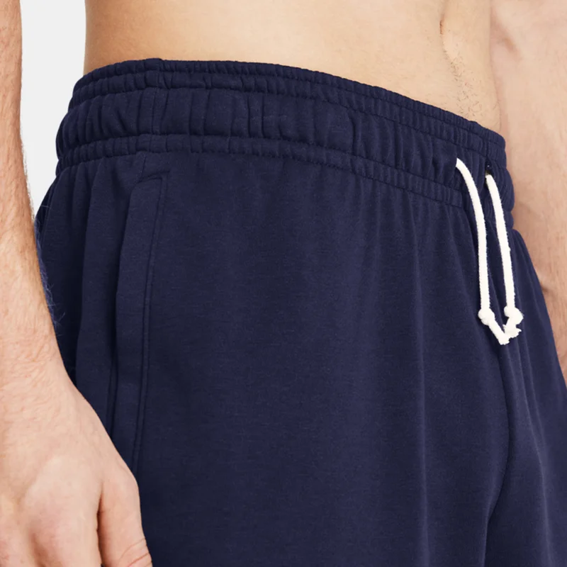 UNDER ARMOUR Blue Men's Rival Terry Shorts for Men | Best Price UAE